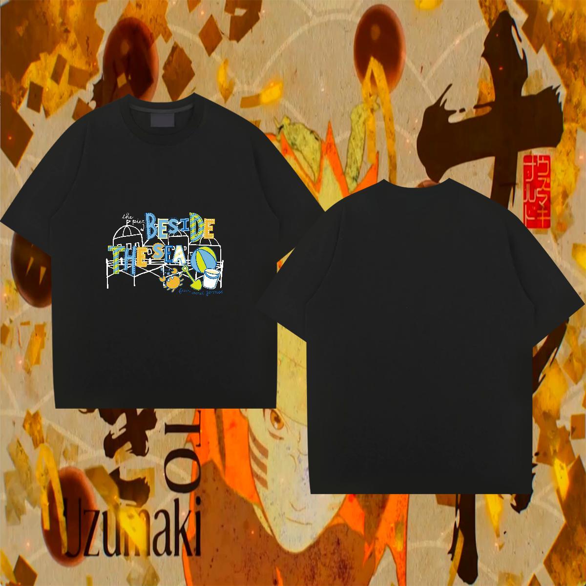 Loose Men Tops Tees Daily Wear 230g 100% Cotton Asian Size Crew Neck Breathable letter T-Shirts for Men Fashion Casual Tshirts