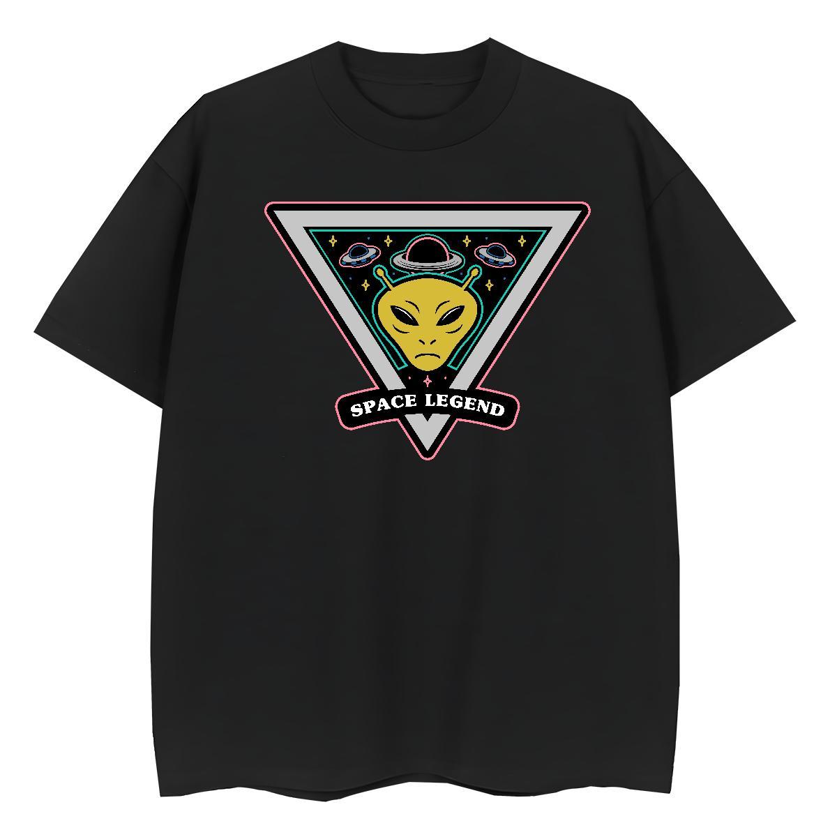 Fashion T shirt Comfortable 230g 100% Cotton Tshirt for Man Woman DIY Logo ET Hip Hop Street Soft Top Tees