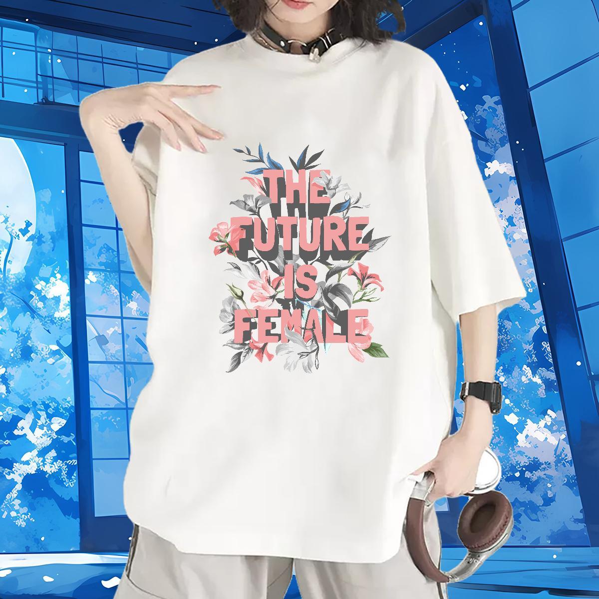 Designer Women Tees 230g 100% Cotton letter Street Casual Woman T Shirts Breathable Short Sleeve Custom Print Plus Size Polos