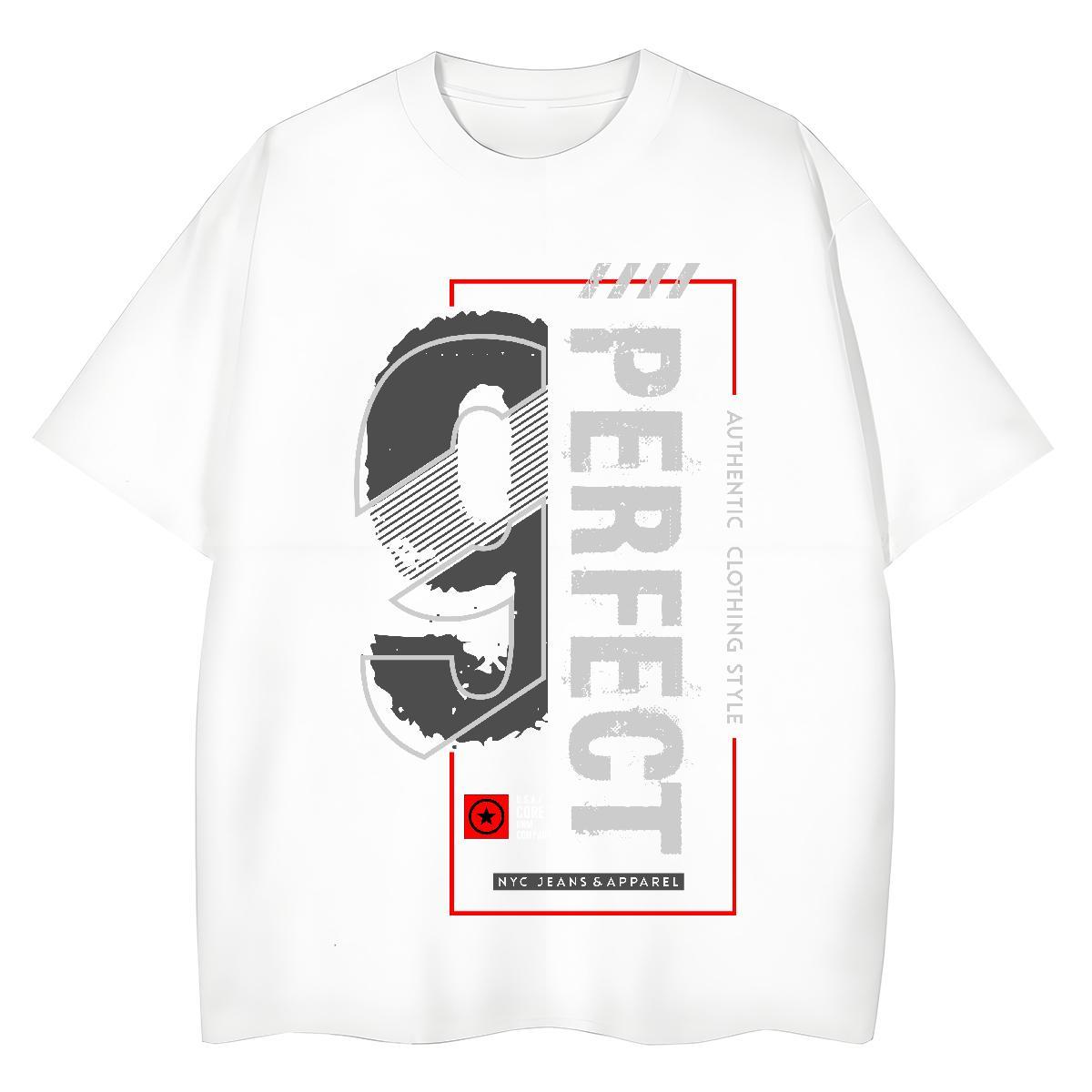 Popular Womens Tshirts 230g Pure Cotton letter Hip Hop Street T-Shirts for Women Breathable Crew Neck Customized Top Tees