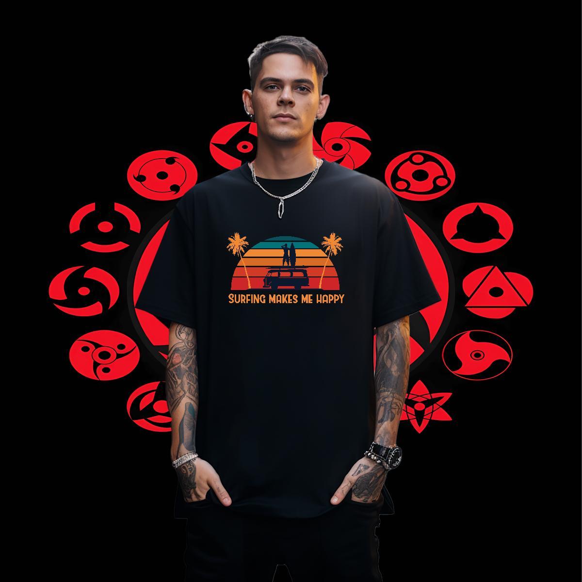 Classic Men Tops Tees Sports Casual 230g Cotton Skull Breathable Soft tree Men T Shirts Classic Casual Clothes