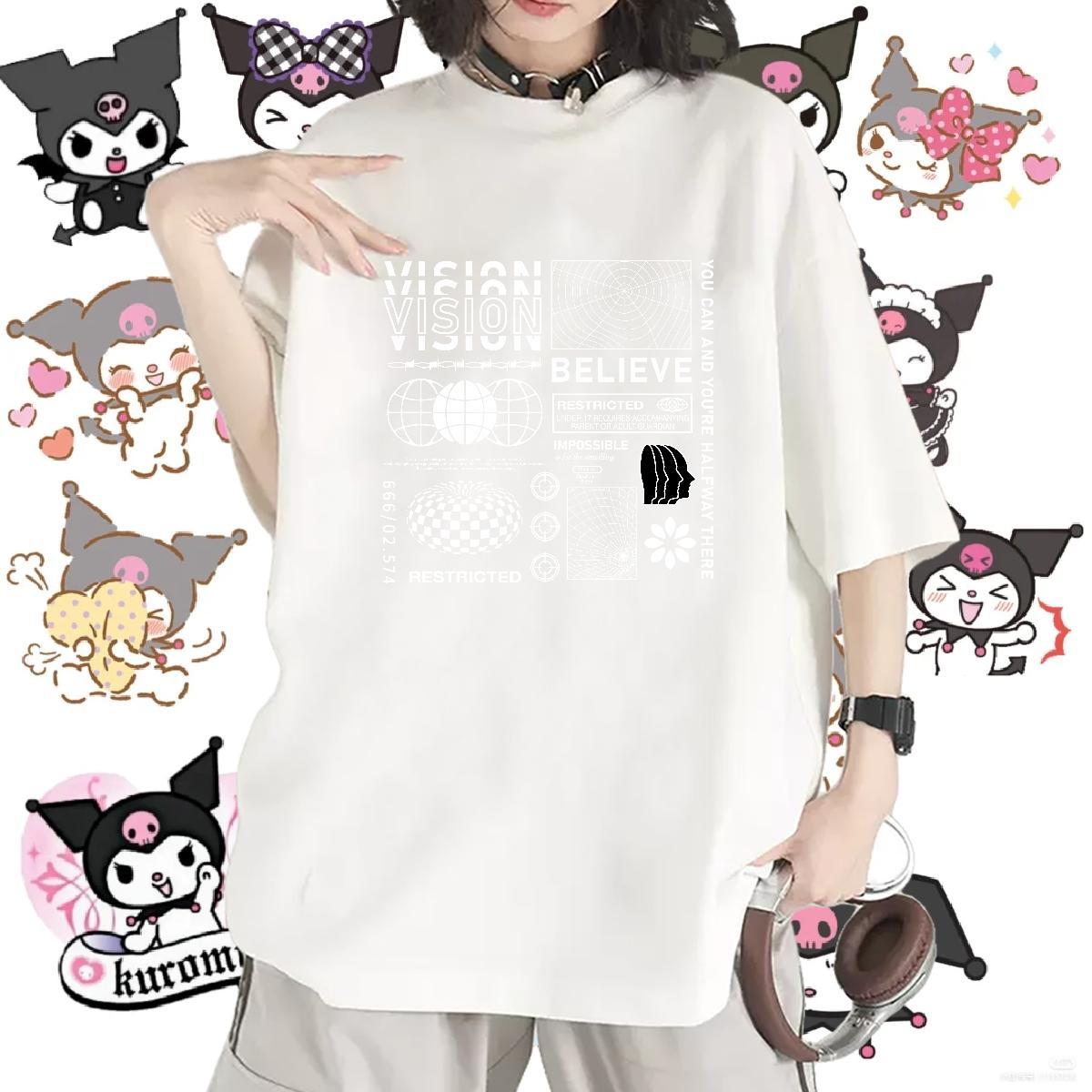 Wholesale Unisex Tshirts 230g Cotton letter Street Casual Womens T Shirts Breathable Soft Custom Cartoon Tops Shirt