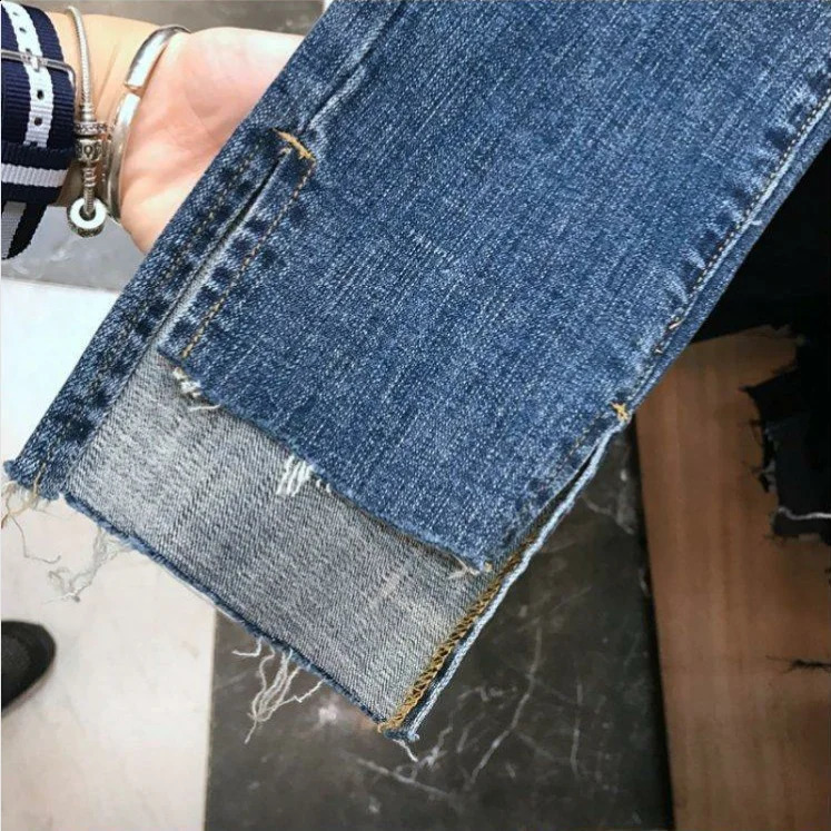 Skinny Ripped Jeans Women Spring Summer Autumn Selling Womens Casual Cute Denim Pants Female Wholesale Z260313