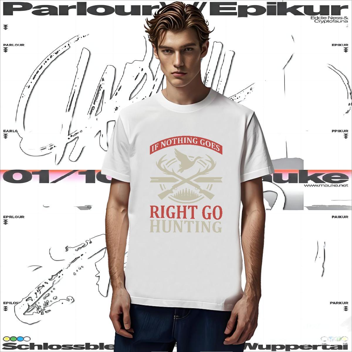 Popular RIGHT GO T Shirt For Man Summer Casual Men Tshirts 230g Cotton DIY Pure Cotton Plus Size Custom Tops Tees