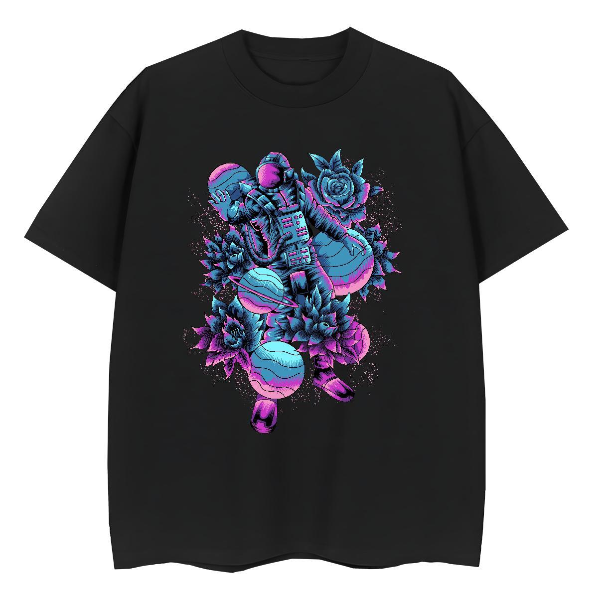 New Arrival T shirt Breathable Short Sleeve 230g Cotton Women Tshirts Custom Cartoon ET Casual Daily Wear Popular Tops Shirt