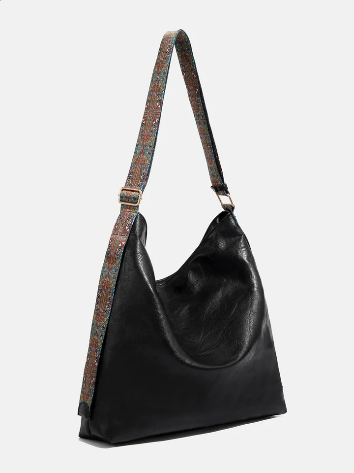 Large capacity fashionable and textured commuting bag for womens versatile single shoulder underarm tote highend flor 240821
