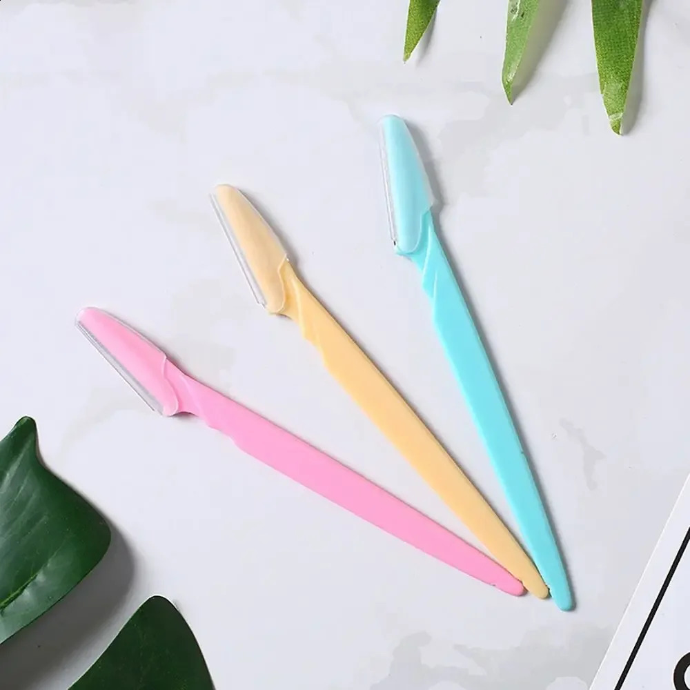 310pcs Eyebrow Shaver Trimmer Female Hair Remover Blade Used for Beauty and Makeup Tools 240801