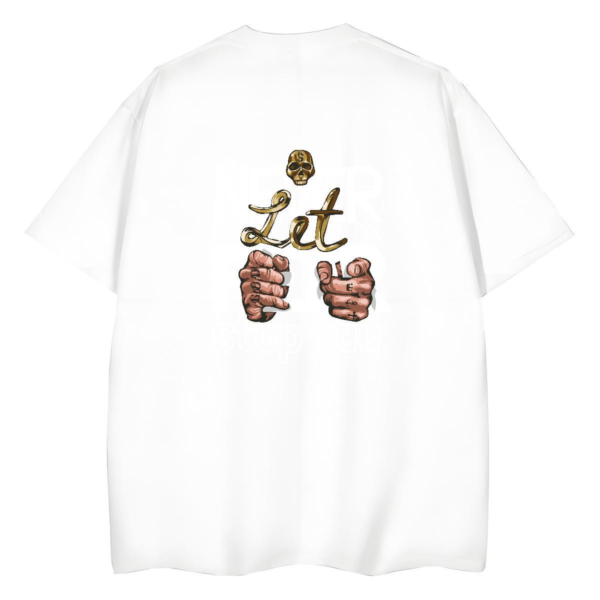 Casual New T-Shirts 230g 100% Cotton Comfortable Casual Daily Wear hand- Women Tshirts Designer Oversized L-4XL Tees Shirts