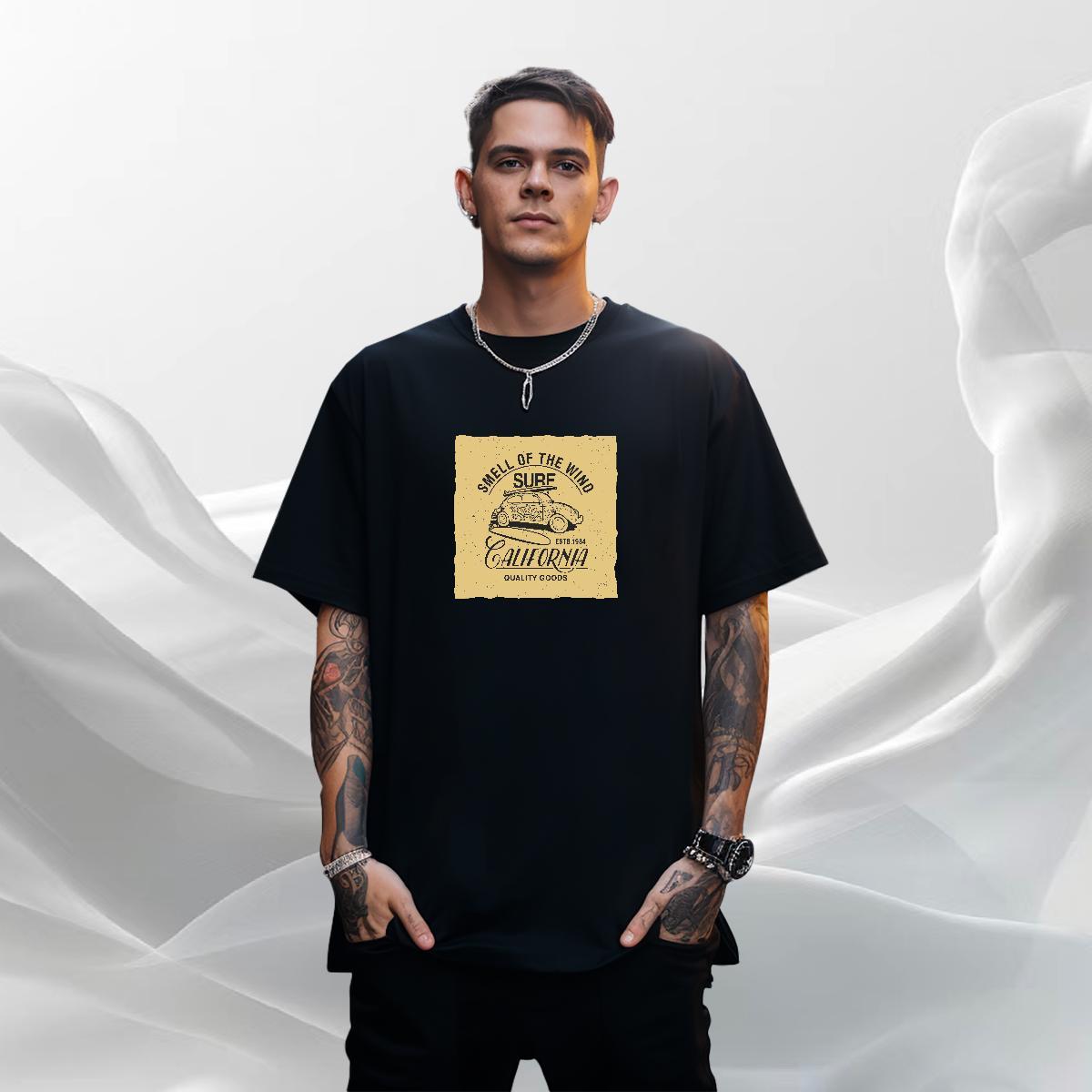 Brand Tshirt for Man Woman Outdoor 230g 100% Cotton Cartoon Print Short Sleeve Soft car T shirt Casual New Clothings