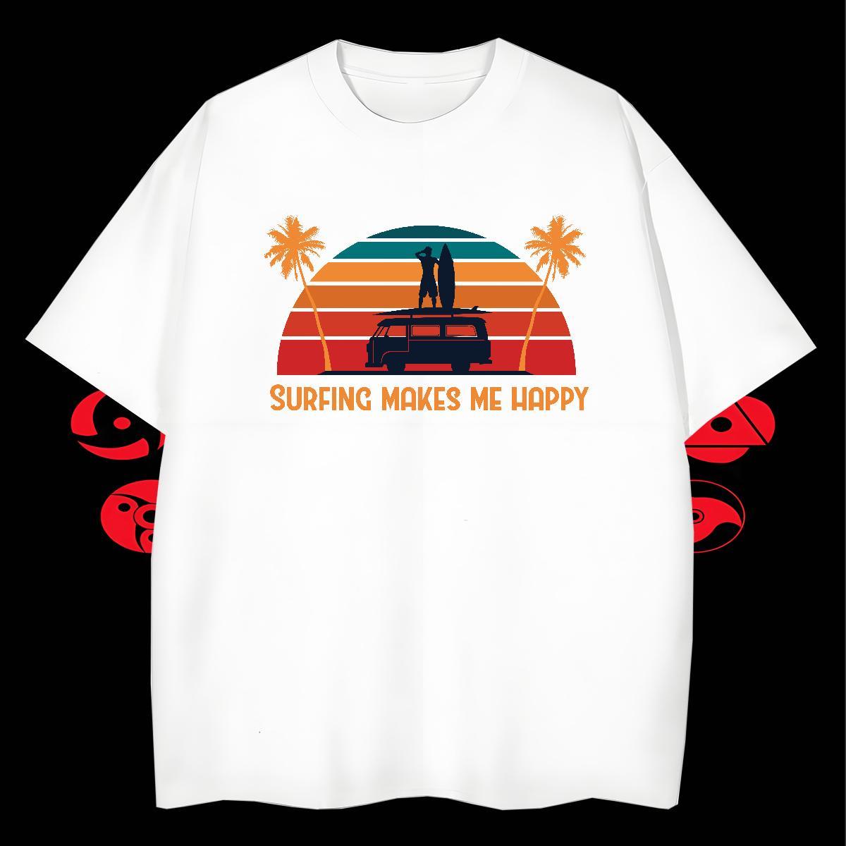 Classic Men Tops Tees Sports Casual 230g Cotton Skull Breathable Soft tree Men T Shirts Classic Casual Clothes