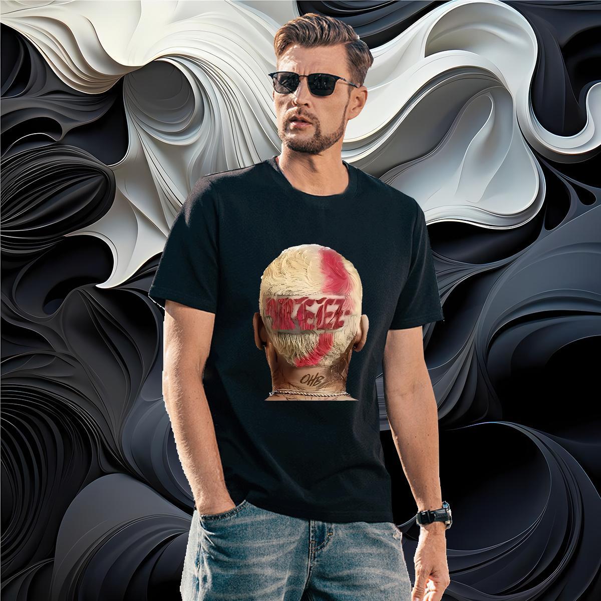 Free Shipping hiphop Man T Shirts Street Men Tees 230g Cotton DIY Customized Breathable Crew Neck Oversized 3XL 4XL Tops