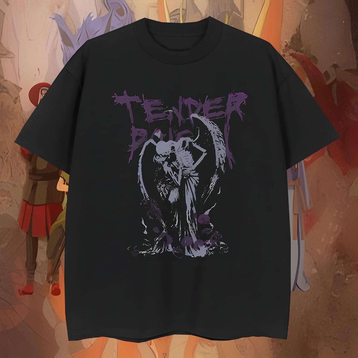 High Quality skull T Shirt For Man Anime Printing Street Couples T Shirts 100% Cotton 230g Classic Short Sleeve Soft Plus Size Custom Tops Shirt