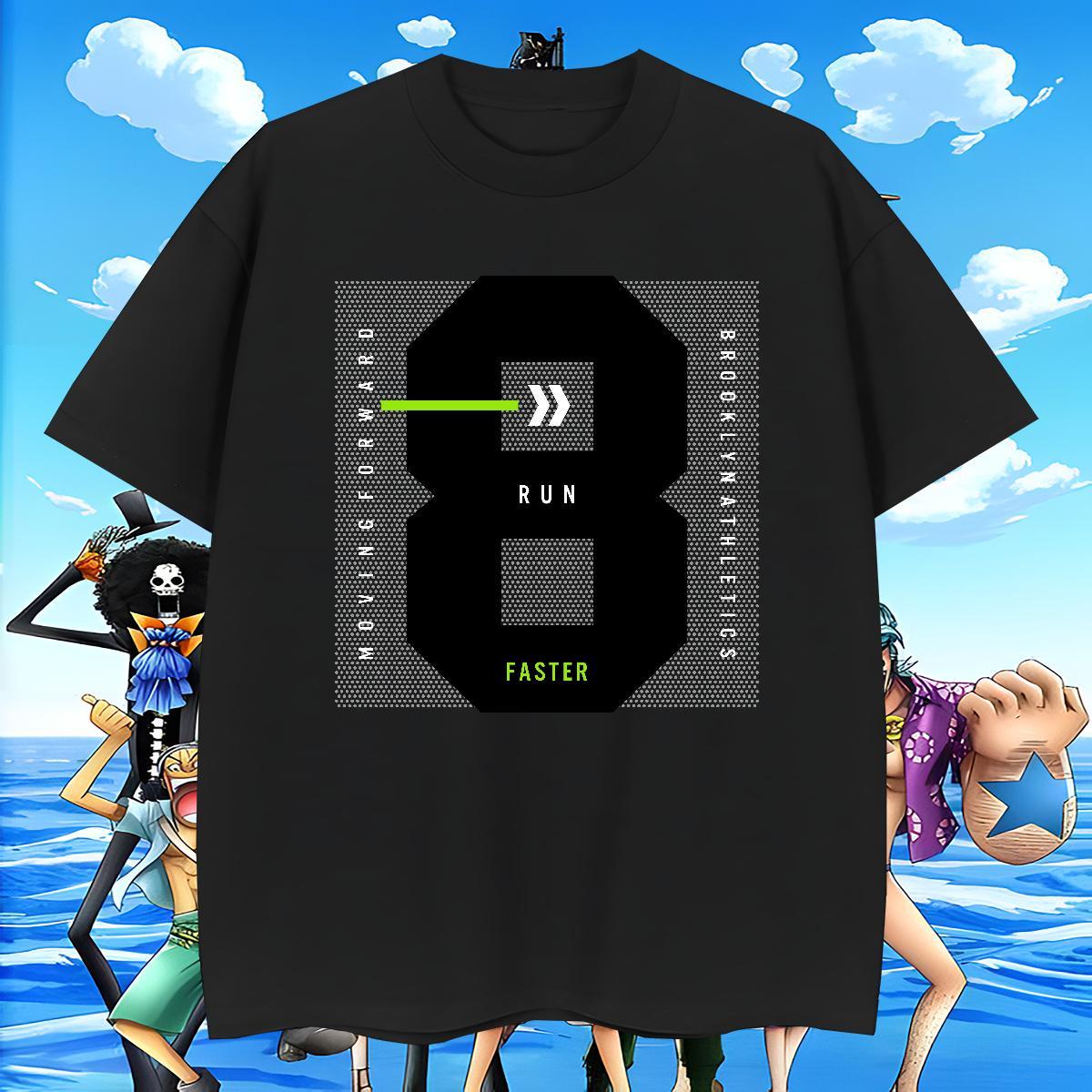TOP Quality Men Tees Street Casual 230g Pure Cotton Custom Anime O-Neck Short Sleeve number Man T Shirts Customized Tee Shirt