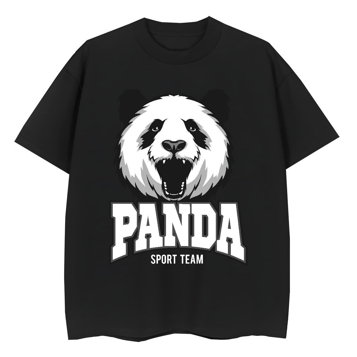 New Arrival Woman T Shirts Crew Neck 230g Pure Cotton Womens Tshirts Custom Print Oversized panda Street Wear Wholesale Tops Shirt