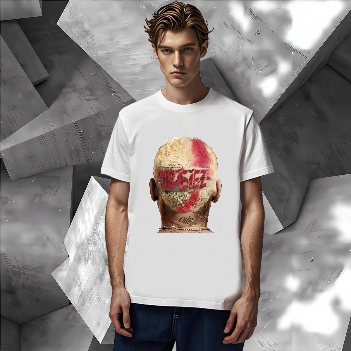 Unisex afterbrain T Shirt For Man Casual Couples T Shirts 100% Cotton 230g Custom Crew Neck Breathable Cartoon Print Tshirts