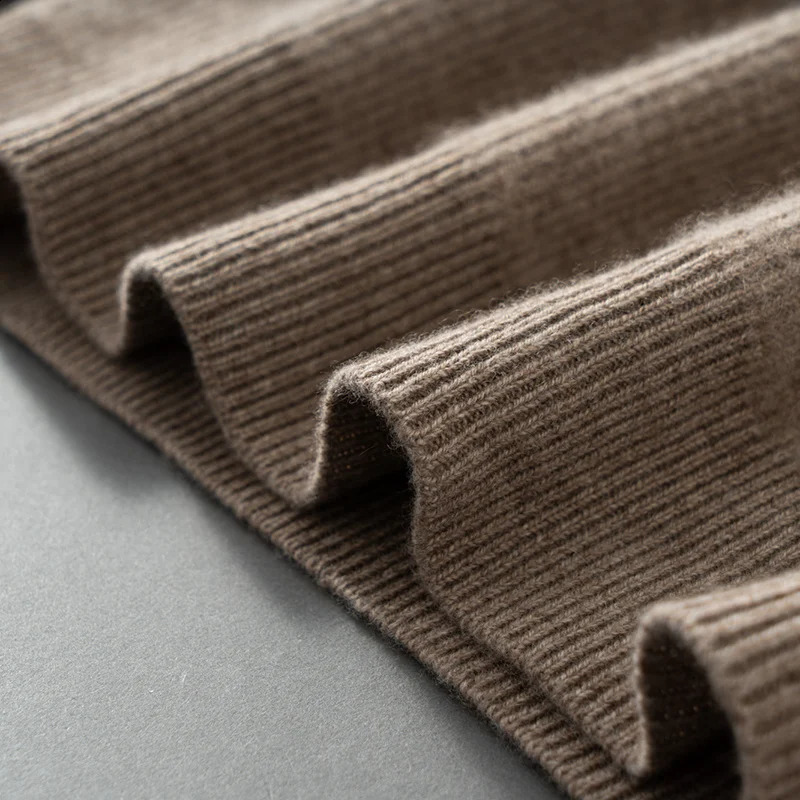 100 cashmere mens winter thick round neck knitted sweater lightweight and ious pullover very suitable for business leisure 240821