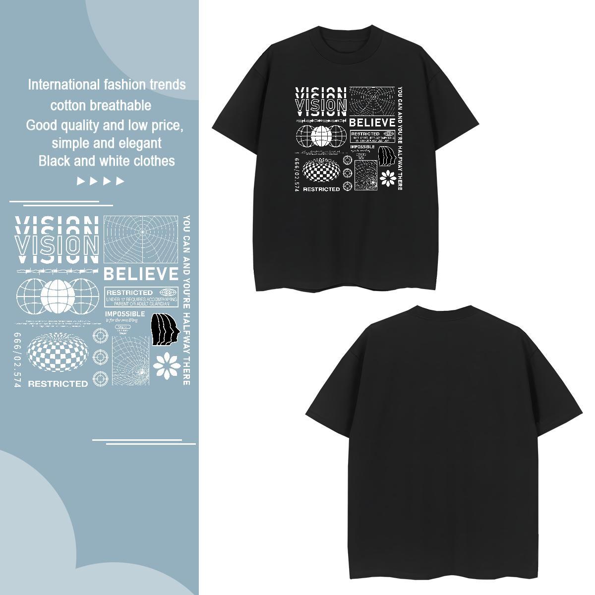 Soft letter T Shirt For Man Street wear Hip Hop Mens Tshirts 230g Pure Cotton 2024 Designer Breathable Custom Printing Tops Shirt