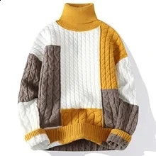 Autumn and Winter style Thicken Warm Sweaters Mens Fashion Casual Loose Comfortable High Quality Large Size Sweater 240821