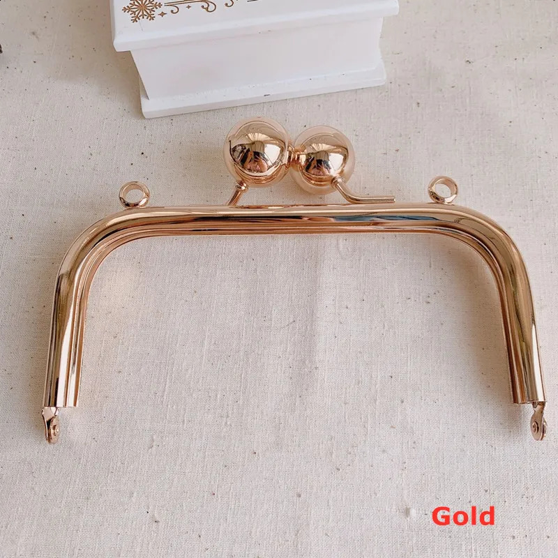 16cm metal wallet frame large ball lock bag hook screw free chain bag DIY parts handmade bag hardware accessories high-quality 240821