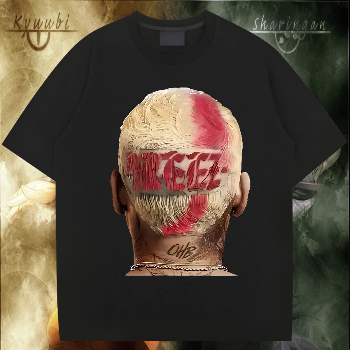 Wholesale hiphop T Shirts Men Street Wear Men Tops Tees 230g Cotton Fashion Design Breathable Soft Floral Print Tees Shirts