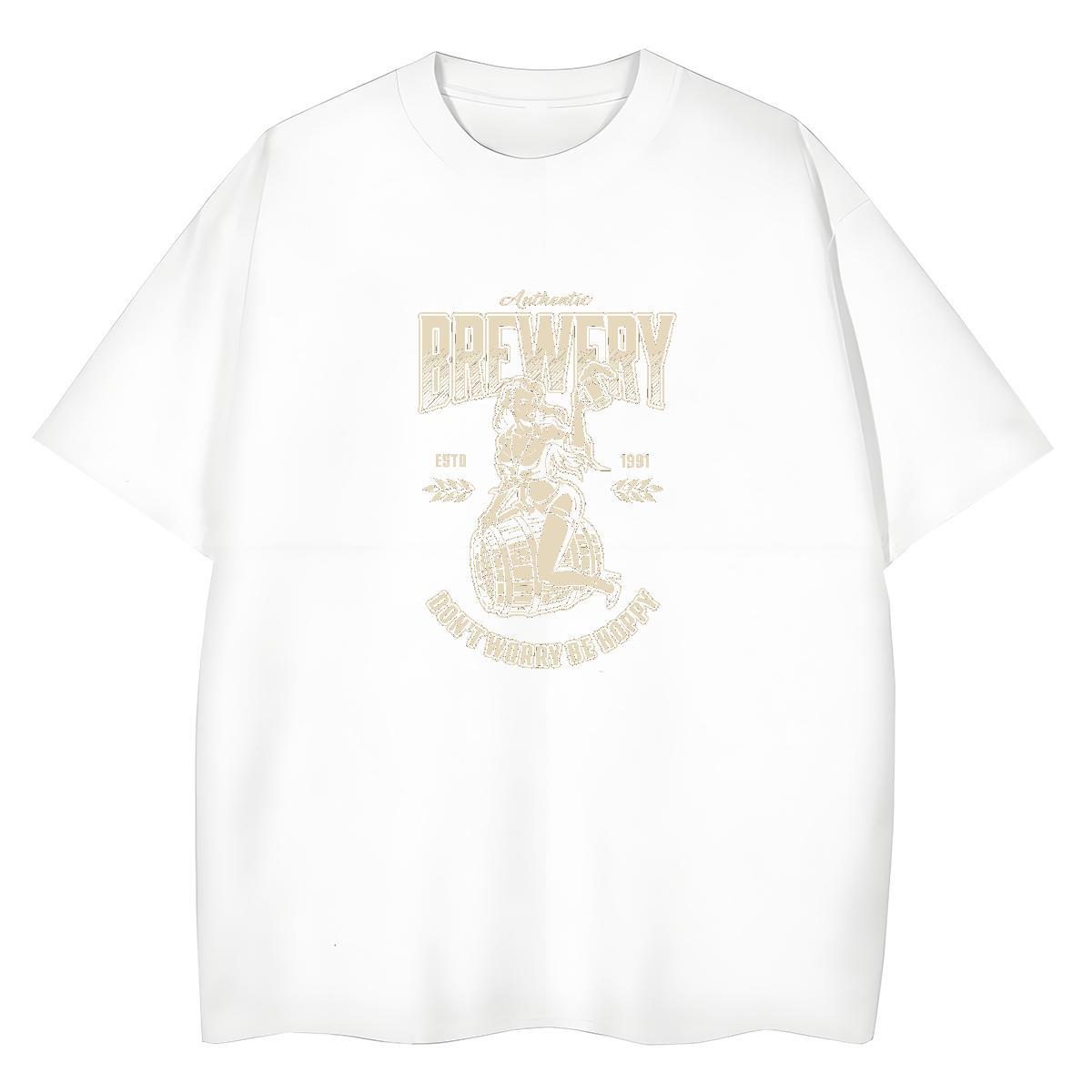 Fashion Casual Woman T Shirts 230g Cotton Breathable Short Sleeve Hip Hop Street person Women Tshirts Nice Plus Size Custom Tee Shirt
