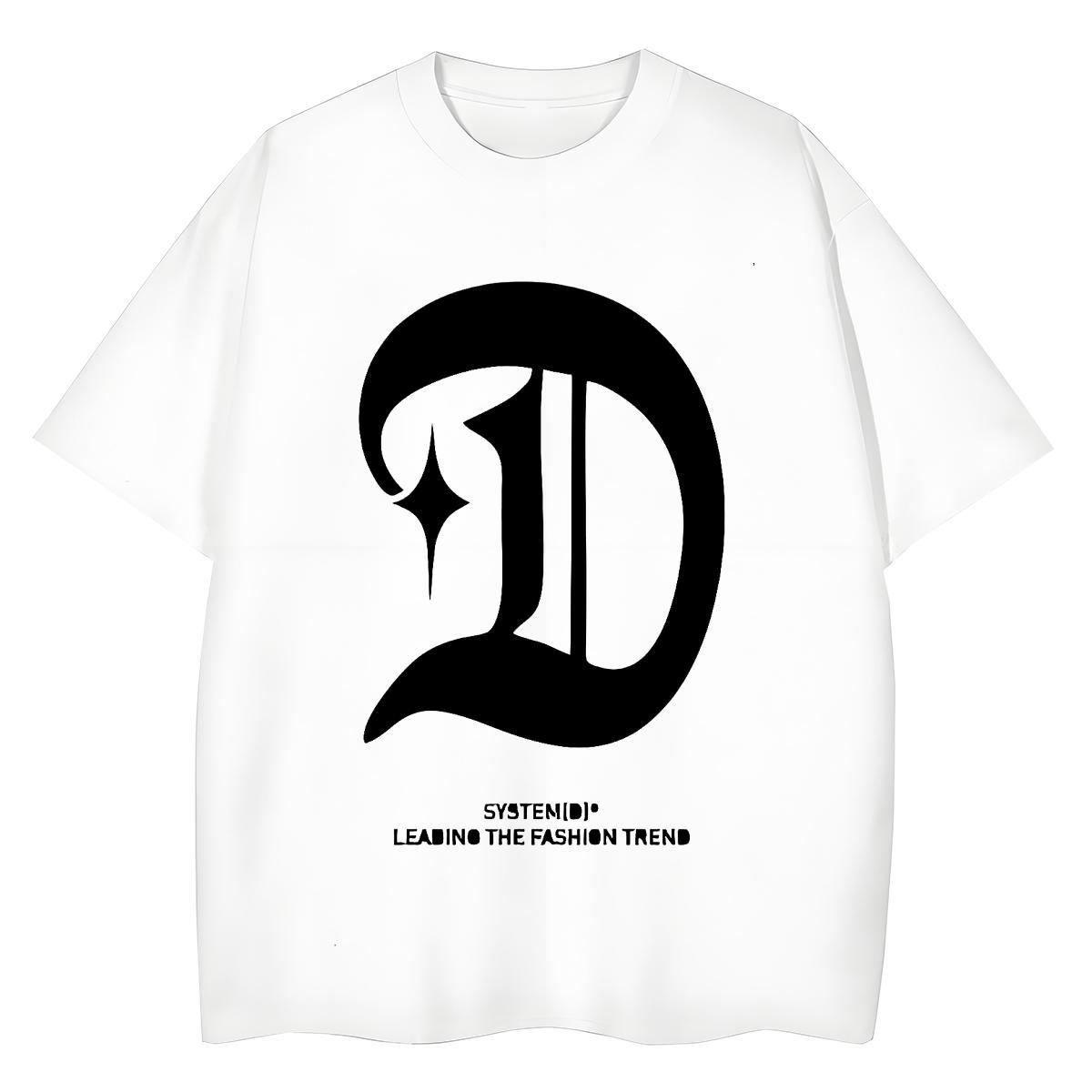 Loose Woman Tshirt 230g Pure Cotton letter Hip Hop Street T-Shirts O Neck Short Sleeves Cartoon Floral Printing Tops Tees