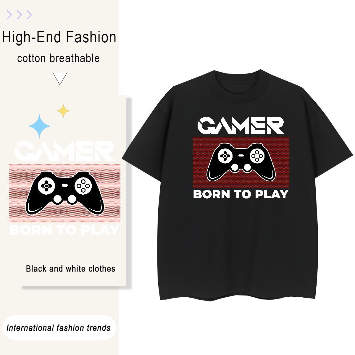 Free Shipping Women Tshirts 230g Pure Cotton games Sport Woman T Shirts Crew Neck Breathable DIY Printed Tops Shirt
