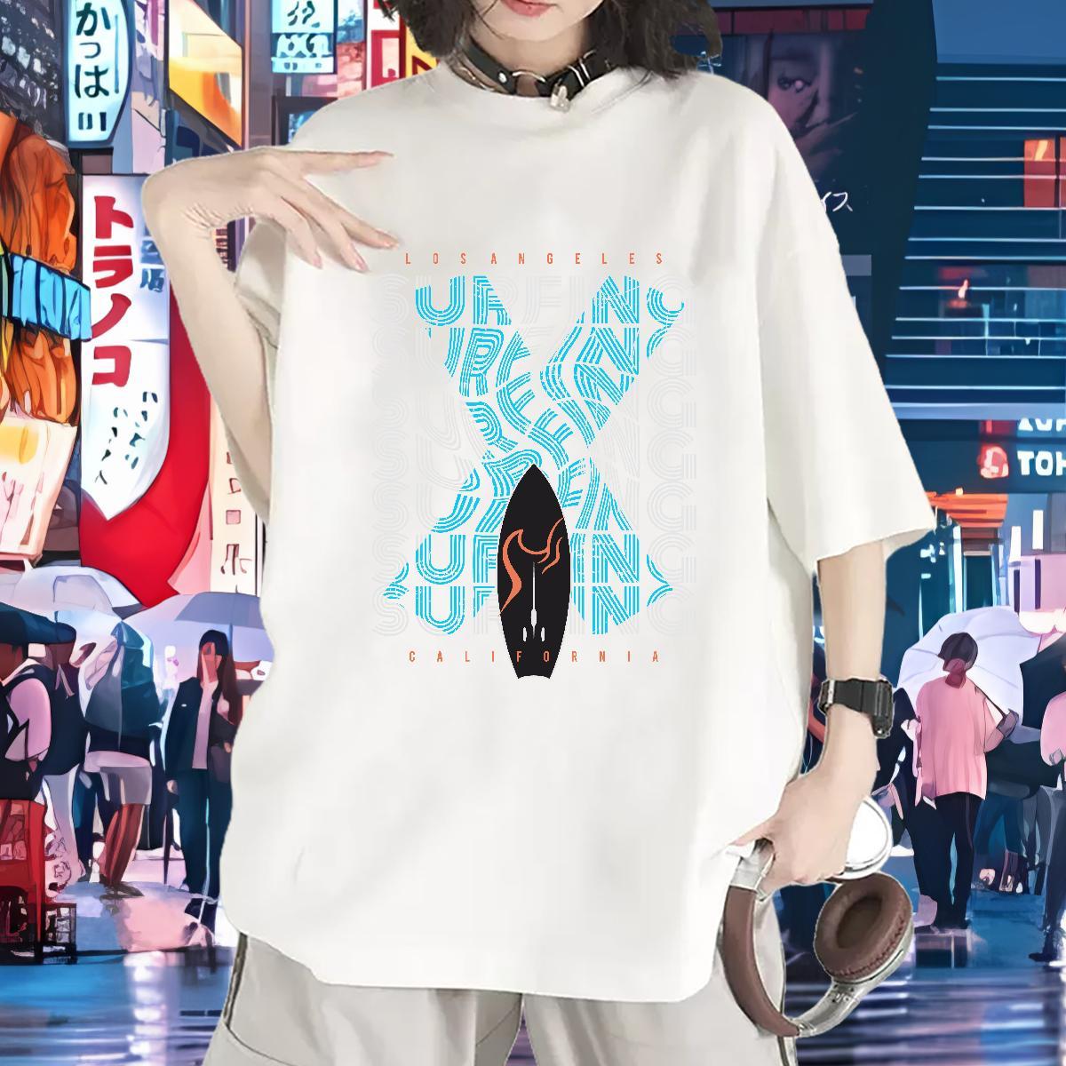 Casual New T shirt Breathable Crew Neck 230g Pure Cotton Tshirt for Man Woman Graphic skateboarding Street 5A Tees
