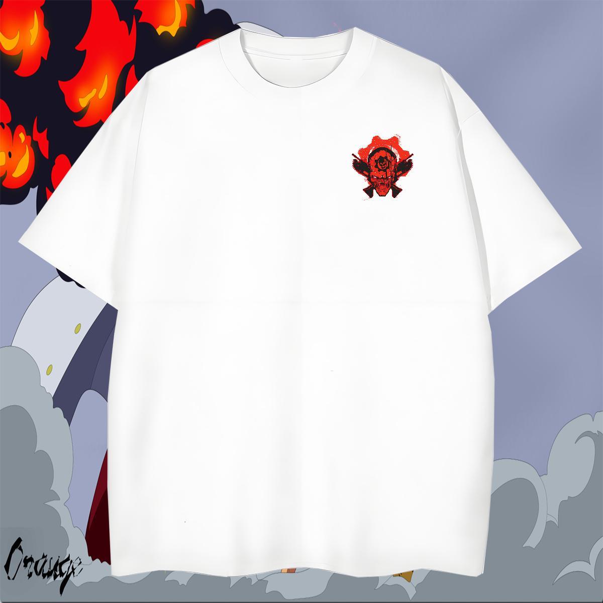 Free Shipping Casual Beach Tshirt for Man Woman gun Short Sleeve O-Neck 230g Cotton T-Shirts for Men Comfortable DIY Tops Tees