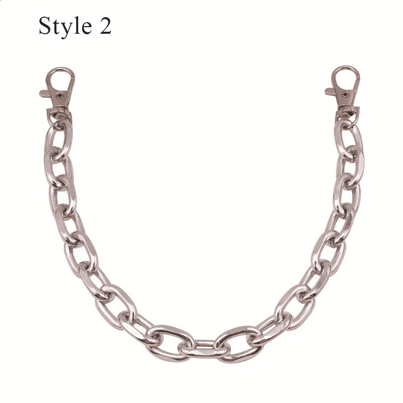 35cm Bag Chain Strap Metal Alloy Bags Handle Replacement Handbag Handles Shoulder Cross Body Bag Chains Bag Parts Accessories 240821