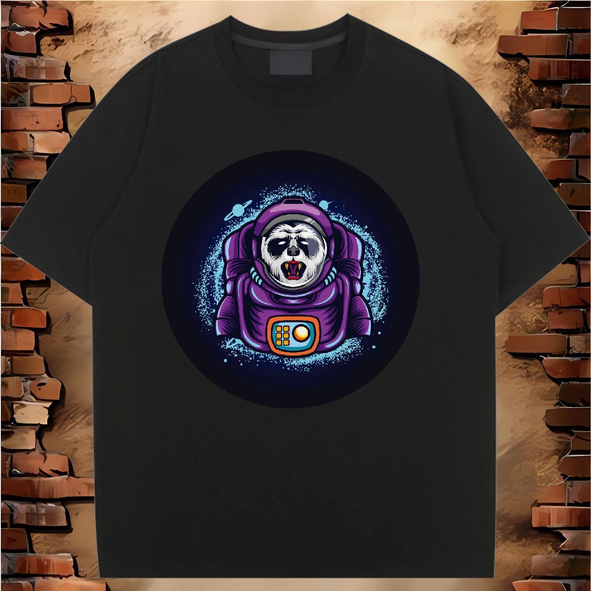 Unisex Couples T Shirts 230g Cotton animal Casual T Shirt For Woman Breathable Short Sleeve Custom Printed Clothes