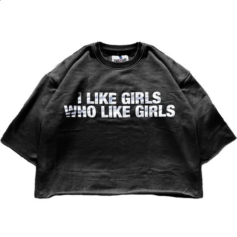 Street Clothing Tshirt Y2K Half Sleeve Mens Harajuku Gothic Hip Hop Alphabet Printing Retro Oversized Round Neck Cotton Dress 240821