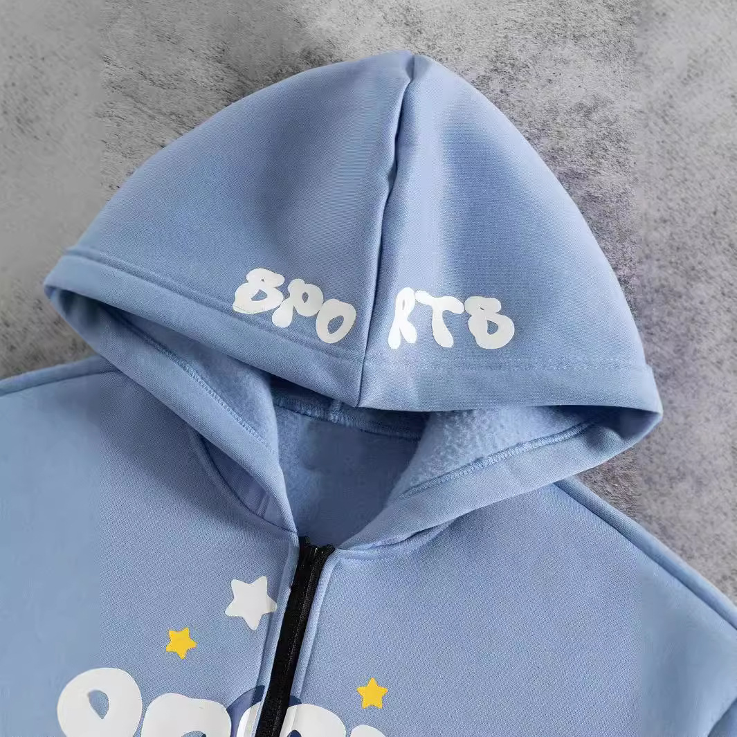 Men's Hoodies & Sweatshirts Hooded Zipper Printed Hoodie Personalized Street Loose and Versatile Y2K Top