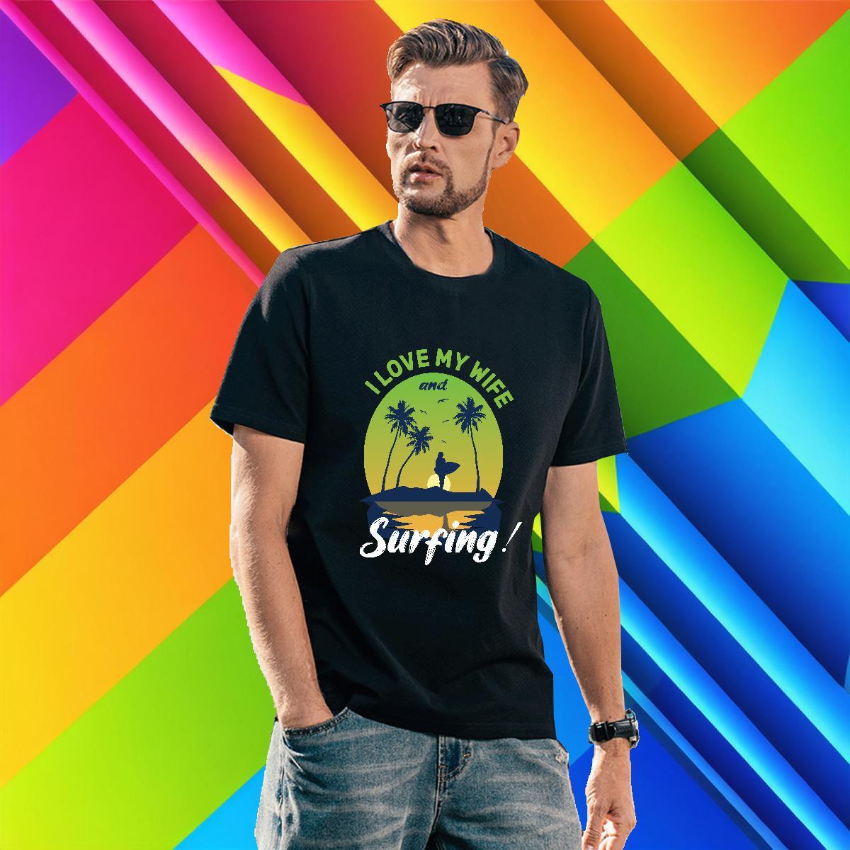 Popular Couples T Shirts Daily Outfit 230g 100% Cotton Custom Printing Round Neck Short Sleeve beach T-Shirts Fashion Clothes