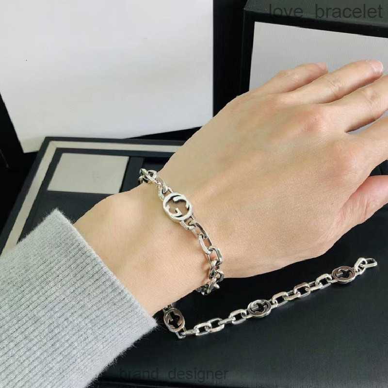 Designer European popular 925 sterling silver fashion men and women couple bracelet no box