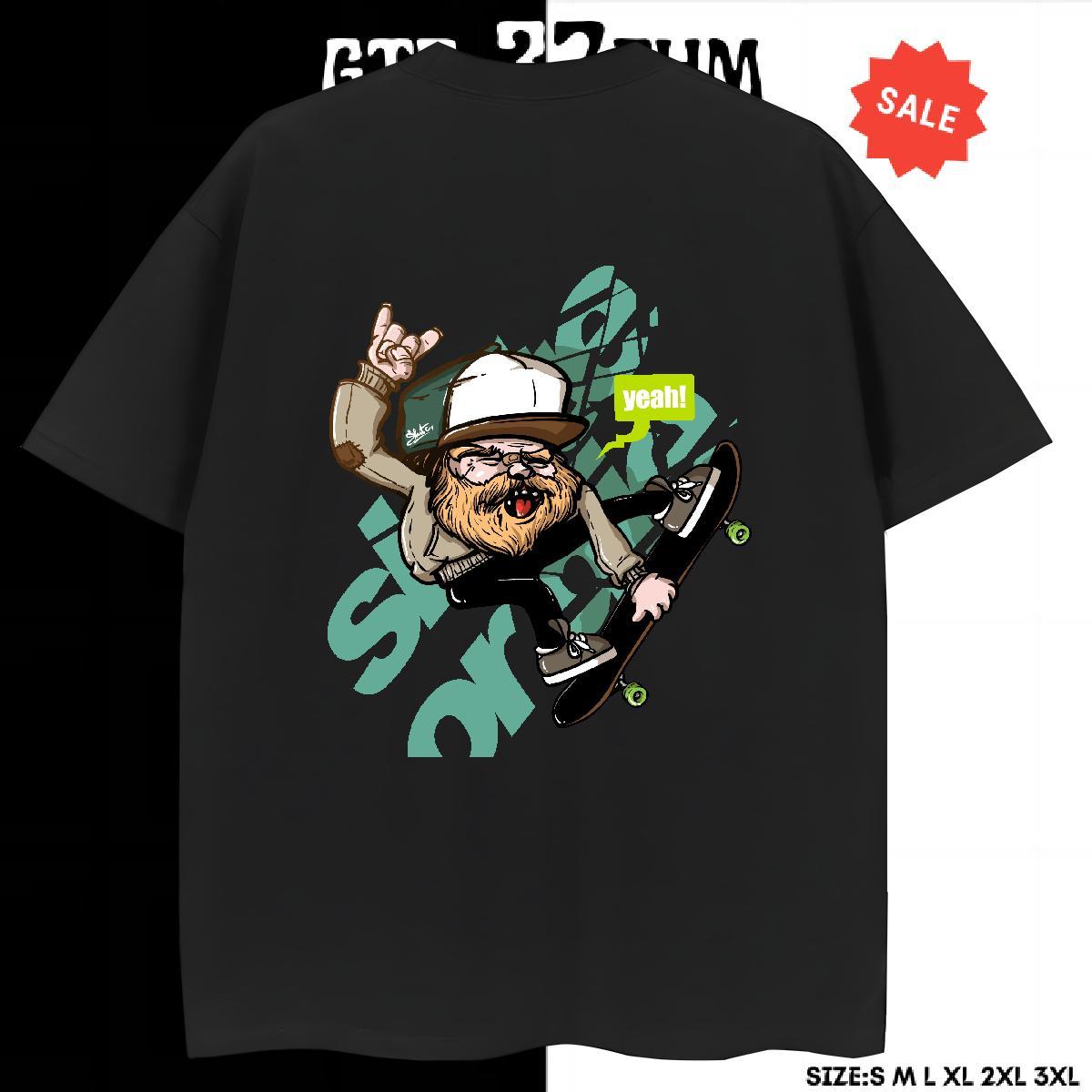 High Quality Men Tops Tees Anime Printing Street 230g Cotton Custom Print Oversized O Neck Short Sleeves skateboarding T-Shirts for Men Stylist Tops S