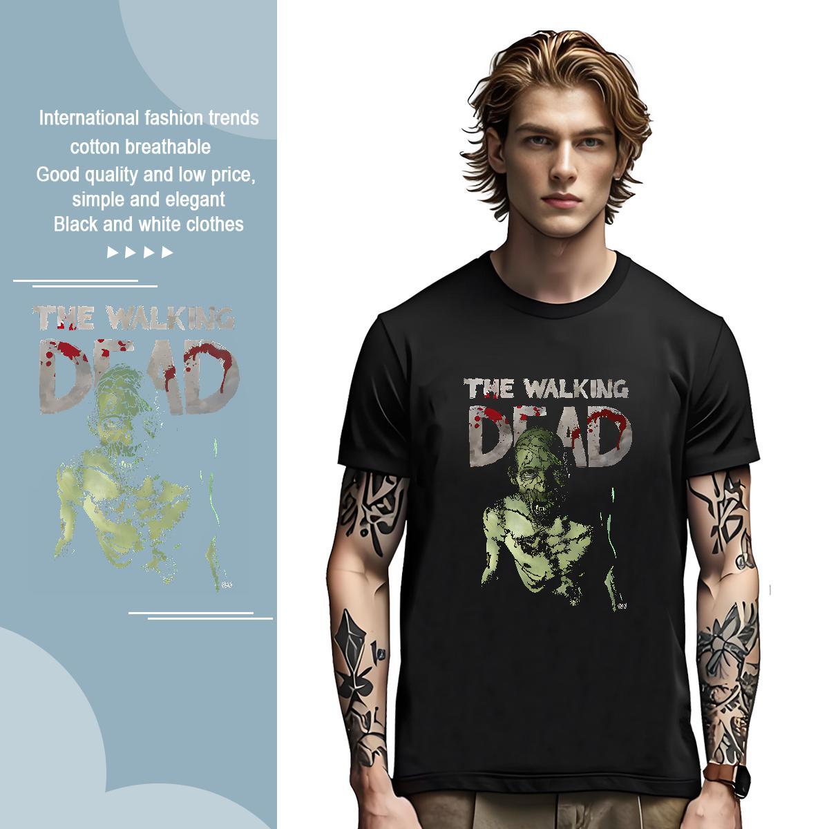 New Designer skull Tshirt for Man Woman 100% Cotton 230g T shirt Asian Size Home Outdoor Crew Neck Breathable High Quality Tees