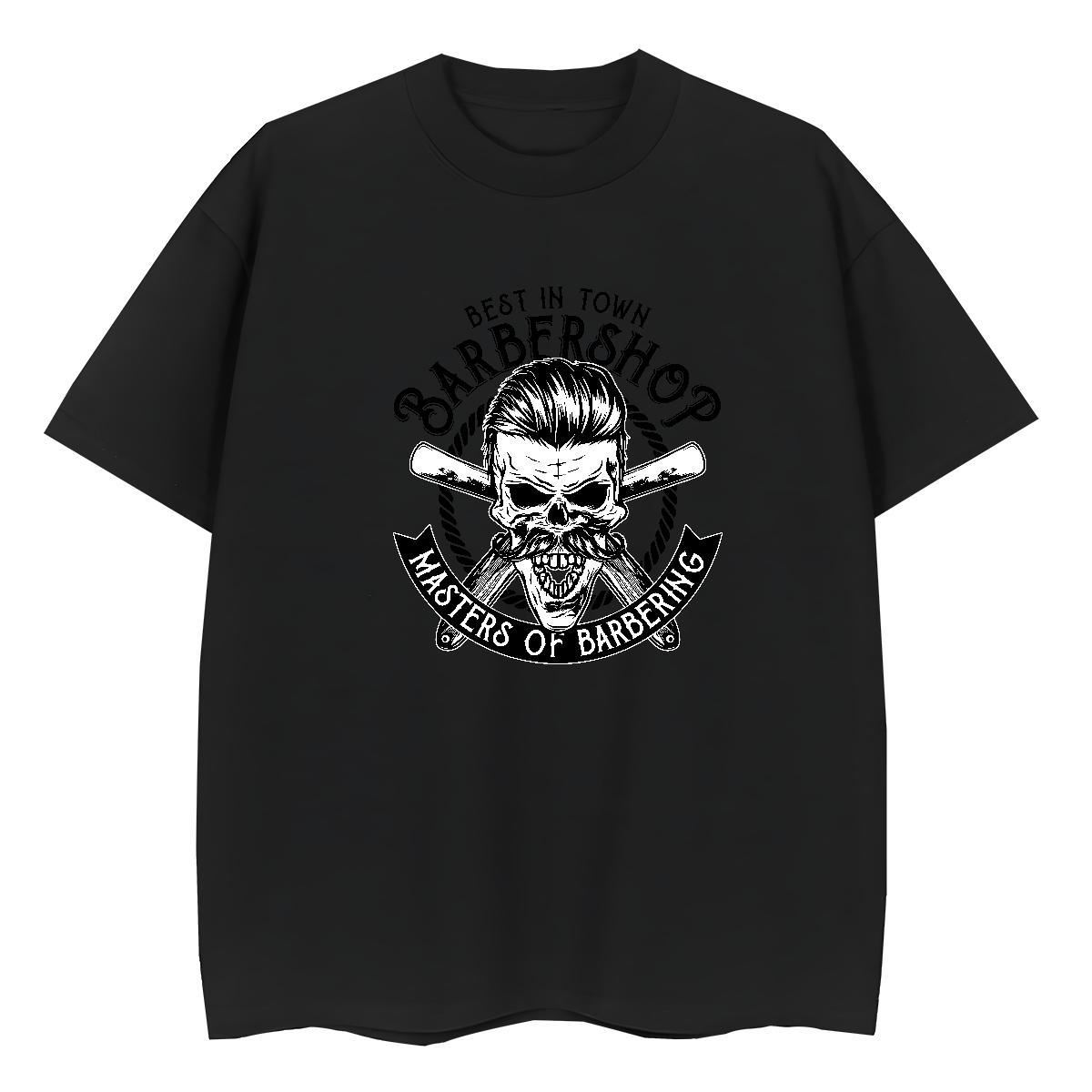 Stylist Womens T Shirts 230g 100% Cotton Breathable Short Sleeve Sports Casual skull Unisex Tshirts Designer Anime Print Tops
