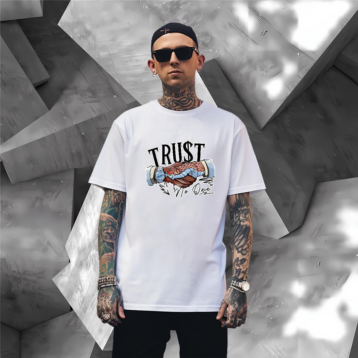 Loose Fit snake Man T Shirts Street wear Hip Hop Tshirt for Man Woman 230g 100% Cotton Classic Casual Pure Cotton Oversized Polos