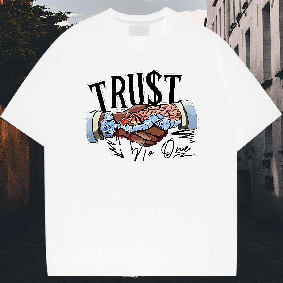 Wholesale Mens Tshirts Casual Beach 230g Pure Cotton DIY Anime Breathable Short Sleeve snake T Shirt For Man Custom Clothes