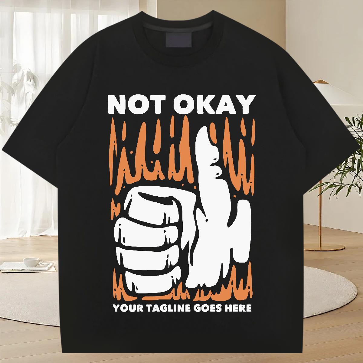 TOP Quality Men Tops Tees Street wear Hip Hop 230g Pure Cotton Custom Anime Breathable good T Shirt For Man DIY Customized Tshirts