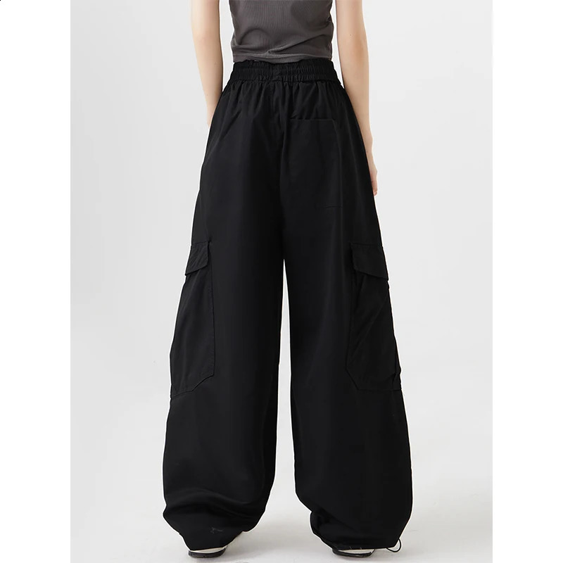 S-3Xl Y2K Cargo Pants Women Vintage Oversized Wide Leg Sweatpants Streetwear Harajuku Baggy Joggers High Waist Casual Trousers 240821