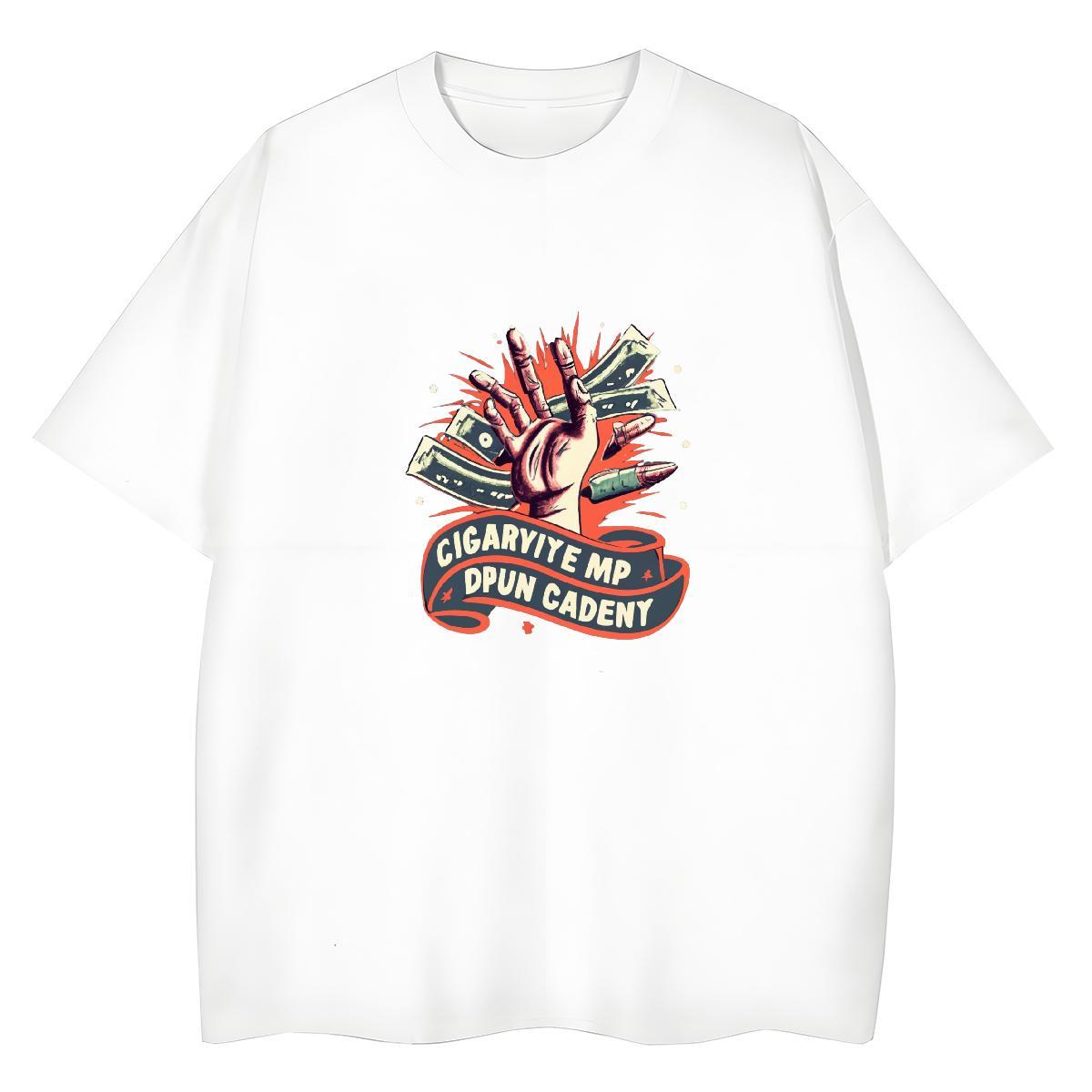 Factory Direct Womens T Shirts 230g Cotton Comfortable Beach skull Lady T shirt Soft Customized Top Shirts