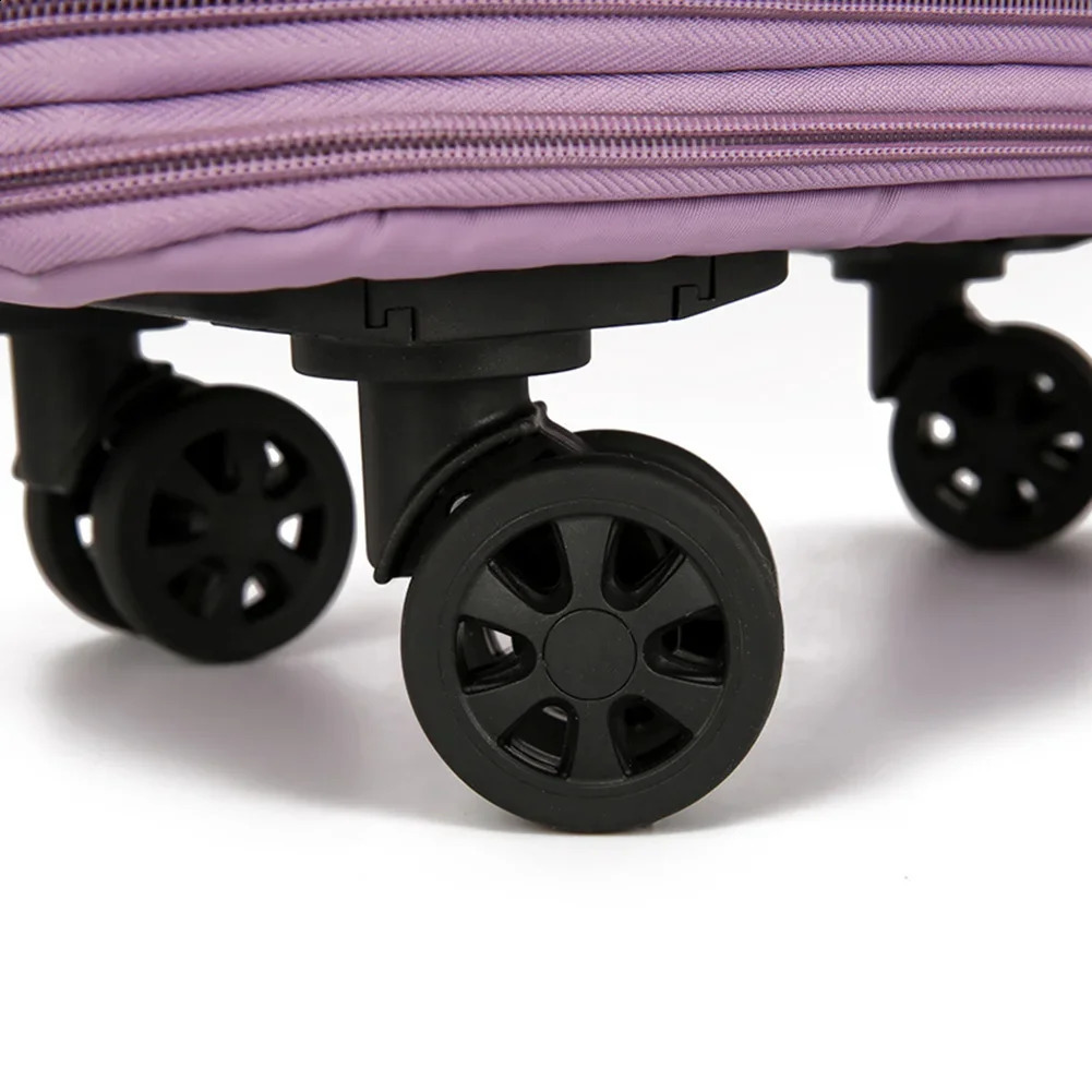 Travel trolley with wheels portable and foldable travel storage bag stylish and large capacity clothing bag 240821