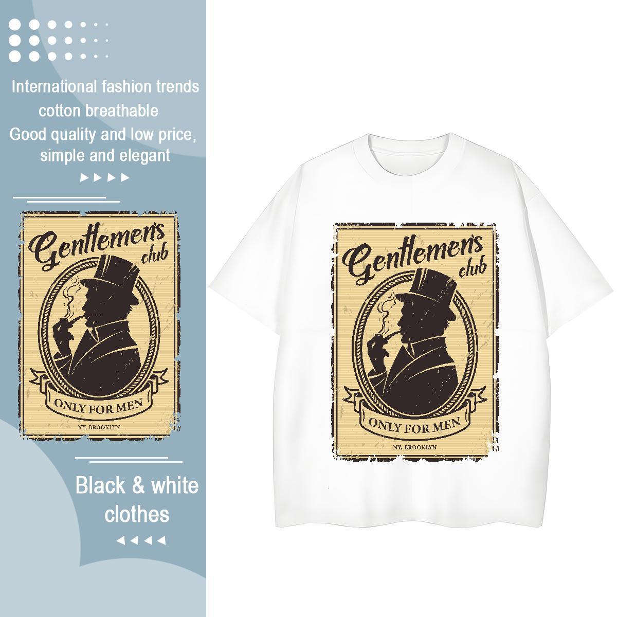 Casual New Women T Shirts 230g 100% Cotton O-Neck Short Sleeve Beach portrait Lady T shirt 5A Cartoon Floral Printing Clothes