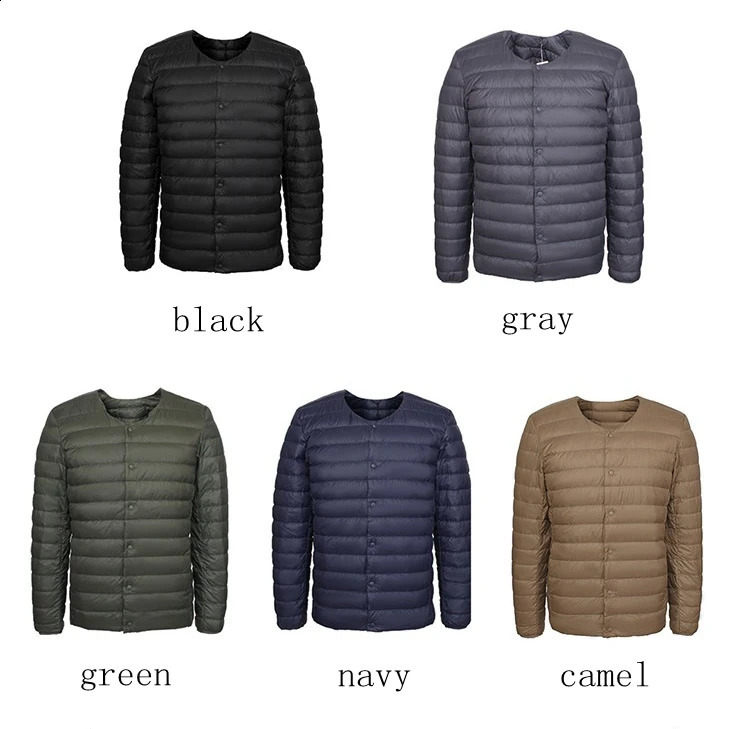 born mens down jacket ultra light ultrathin windproof lightweight warm lining 240822