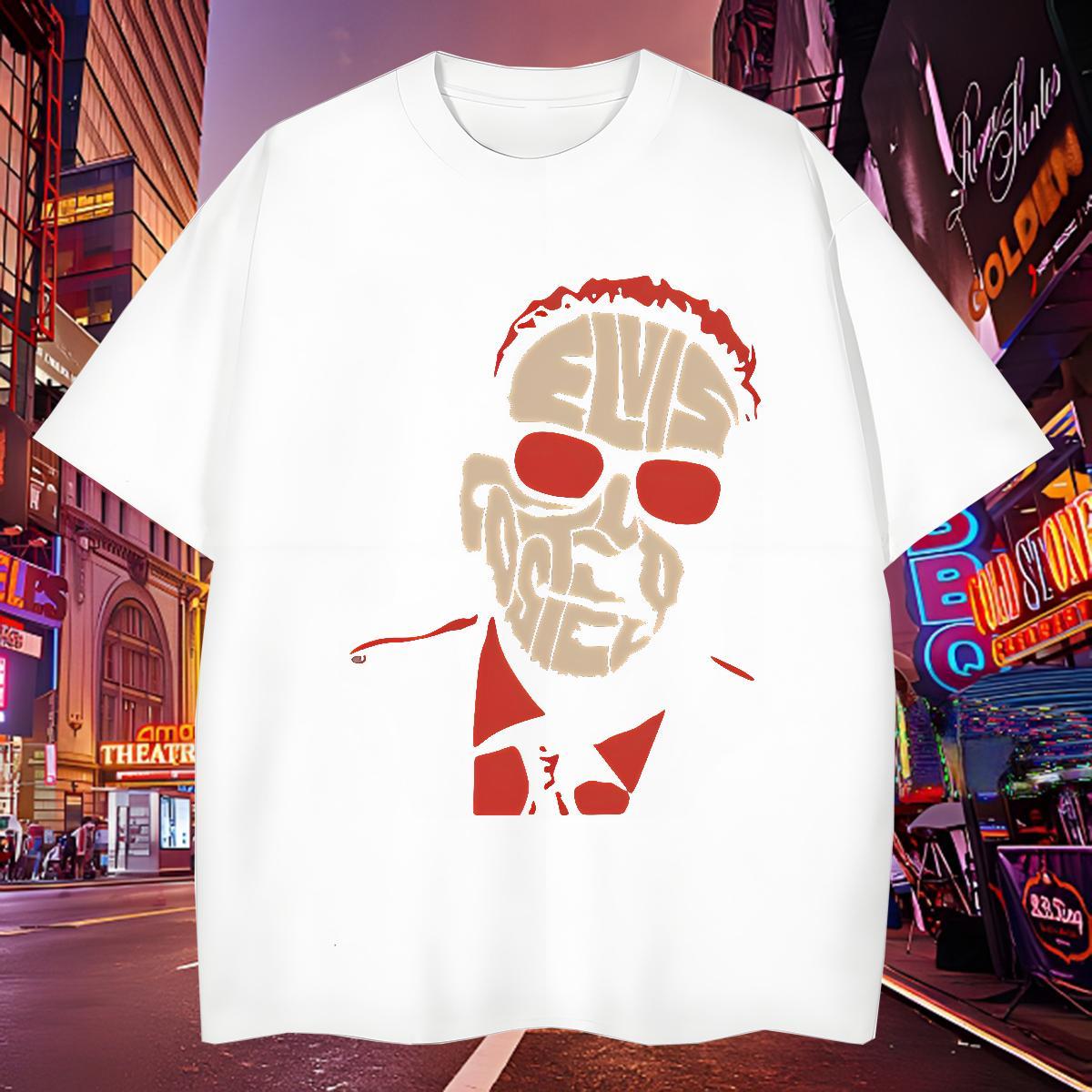 Fashion Tshirt for Man Woman 230g 100% Cotton Daily Wear scary Breathable Short Sleeve T-Shirts Loose Graphic Tees Shirts