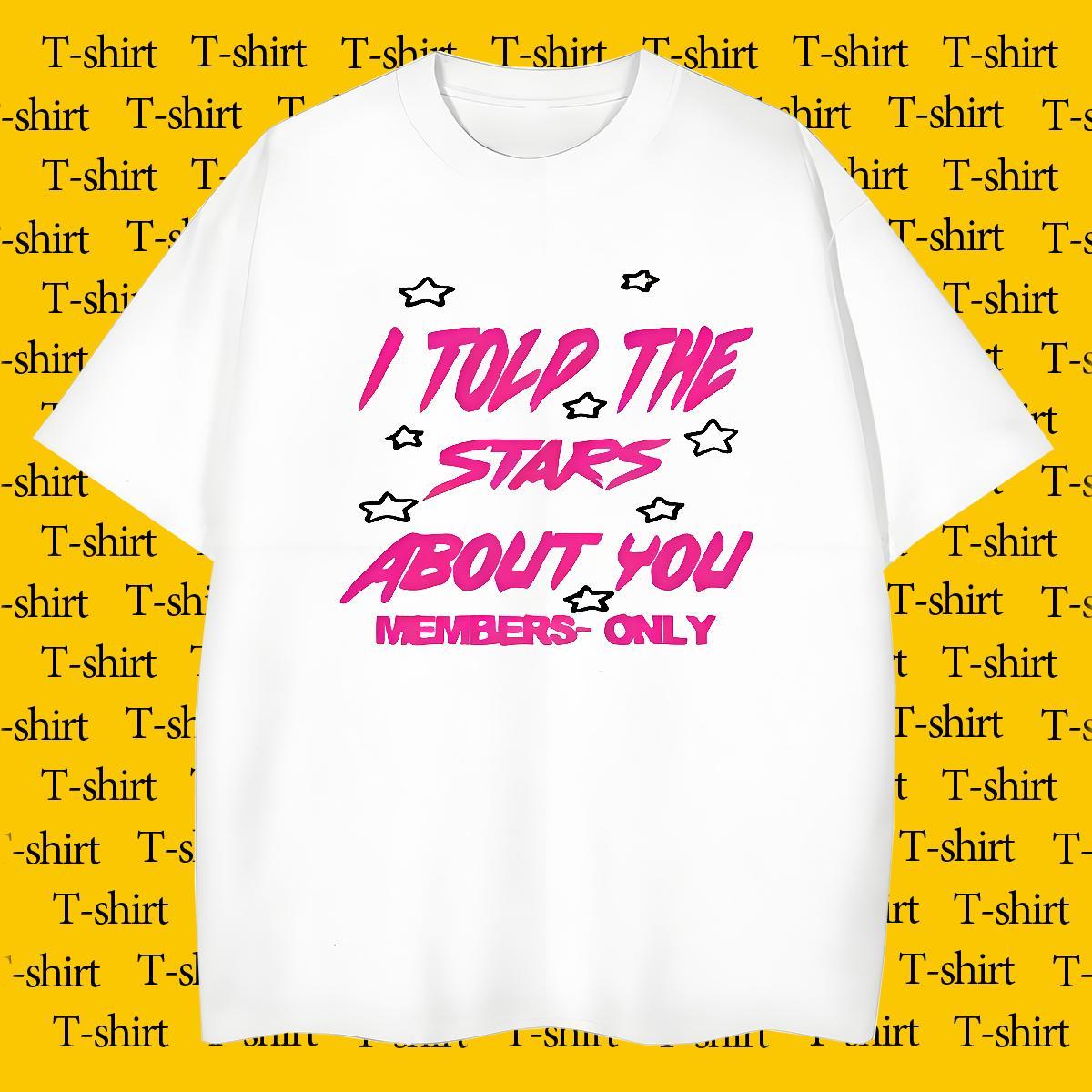 Classic Daily Outfit Couples T Shirts letter Breathable Short Sleeve 230g Cotton Man T Shirts Loose Fit Oversized Tops