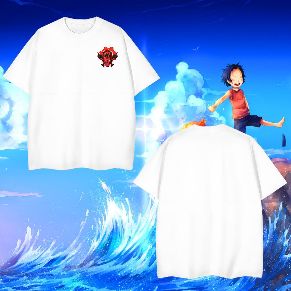 Customized Mens Tshirts 230g Cotton Spring Summer skull Breathable Short Sleeve T-Shirts for Men Free Shipping Cartoon Print Tops Shirt