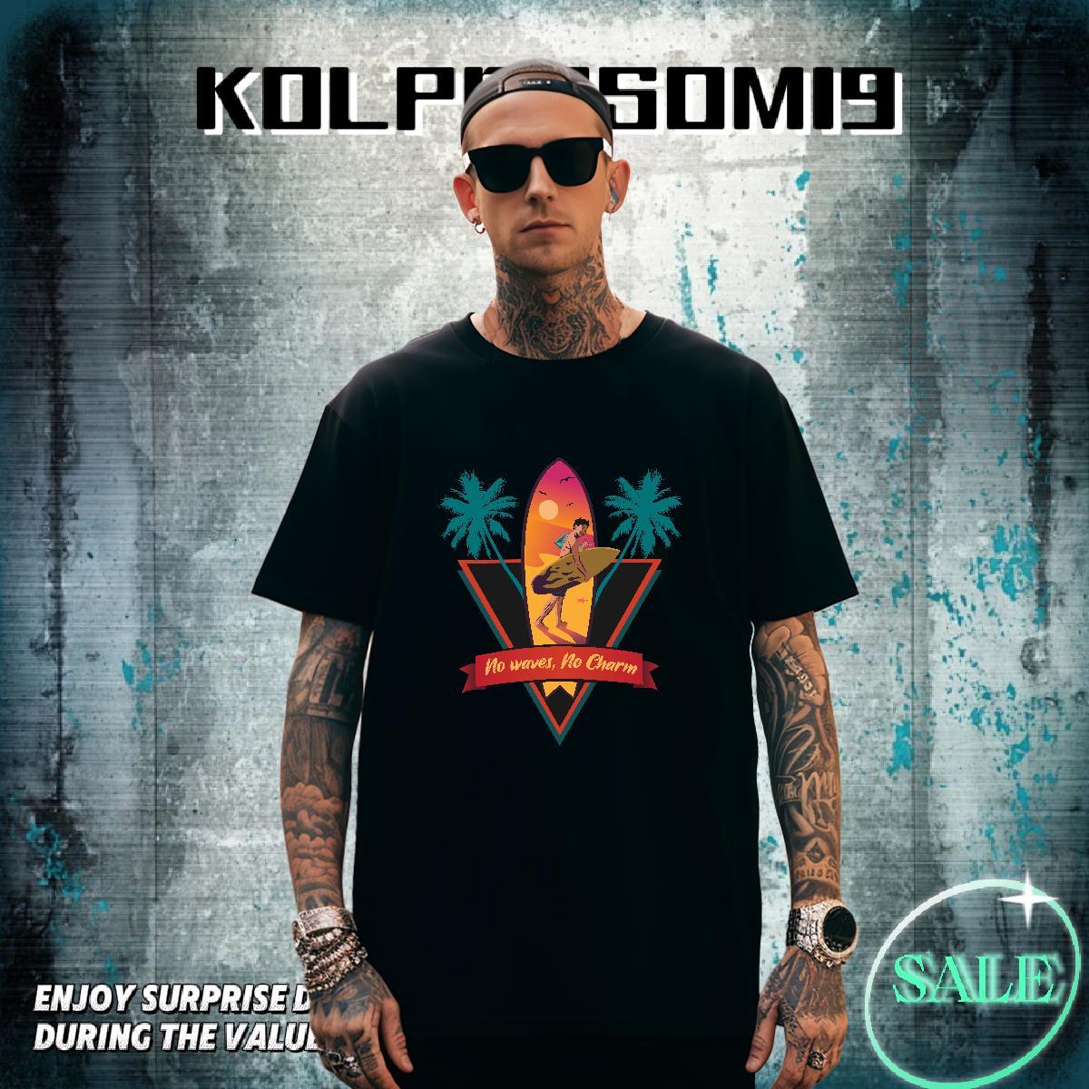 Designer Men Tees Casual 230g Pure Cotton Cartoon Print Breathable Short Sleeve beach T-Shirts for Men New Designer Tshirts